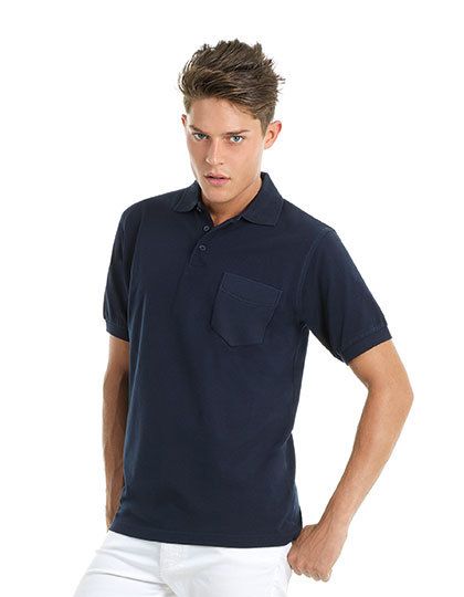 Mediatrix B&C Unisex Safran Pocket Polo