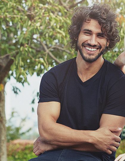 Men`s V-neck T-Shirt